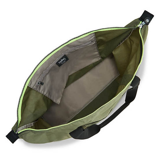 Sacs Fourre Tout Kipling Art Medium Lite Vert Olive | FR 1763EB